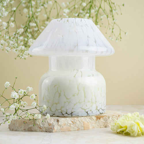 Mushroom lamp candle